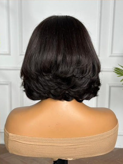 8" SDD Straight Bob Wig – Natural Black