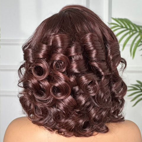 Baby Egg Roll Waves™ – 10″ 4×4 Lace Front Wig