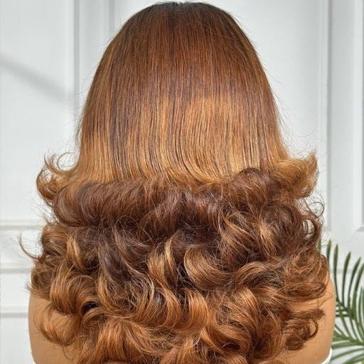 14" Layered Bouncy with 5 x 5 Closure