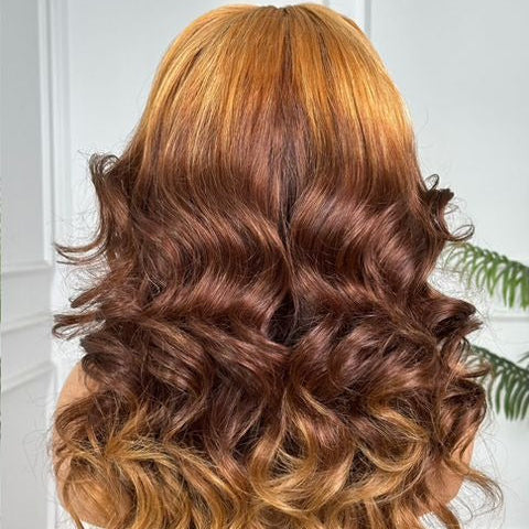 Aurora Honey Ombre™ – 24″ Body Wave 4×4 Lace Closure Wig