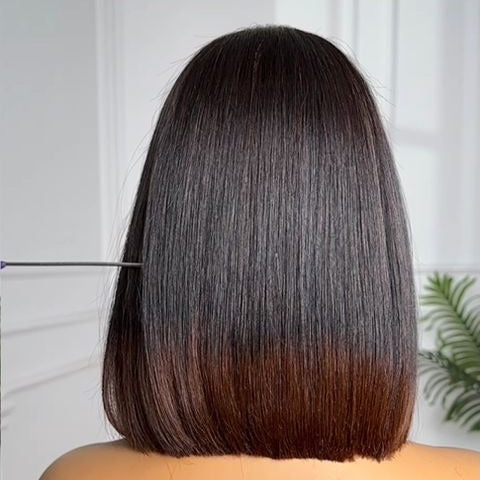 Chloe Highlight Bob™ – 10″ 4×4 Lace Closure Wig