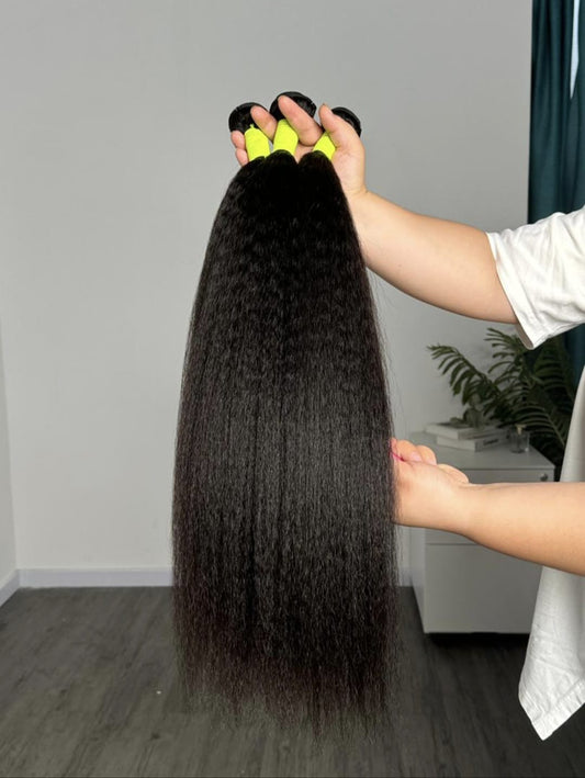 100% Human Hair Straight.
