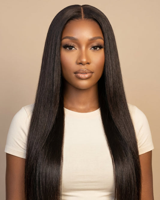 26" Luxury Straight Lace Front Wig – 100% Human Hair