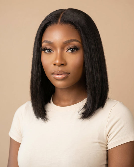 Ember Sleek Bob™ – 10″ 4×4 Lace Closure Wig