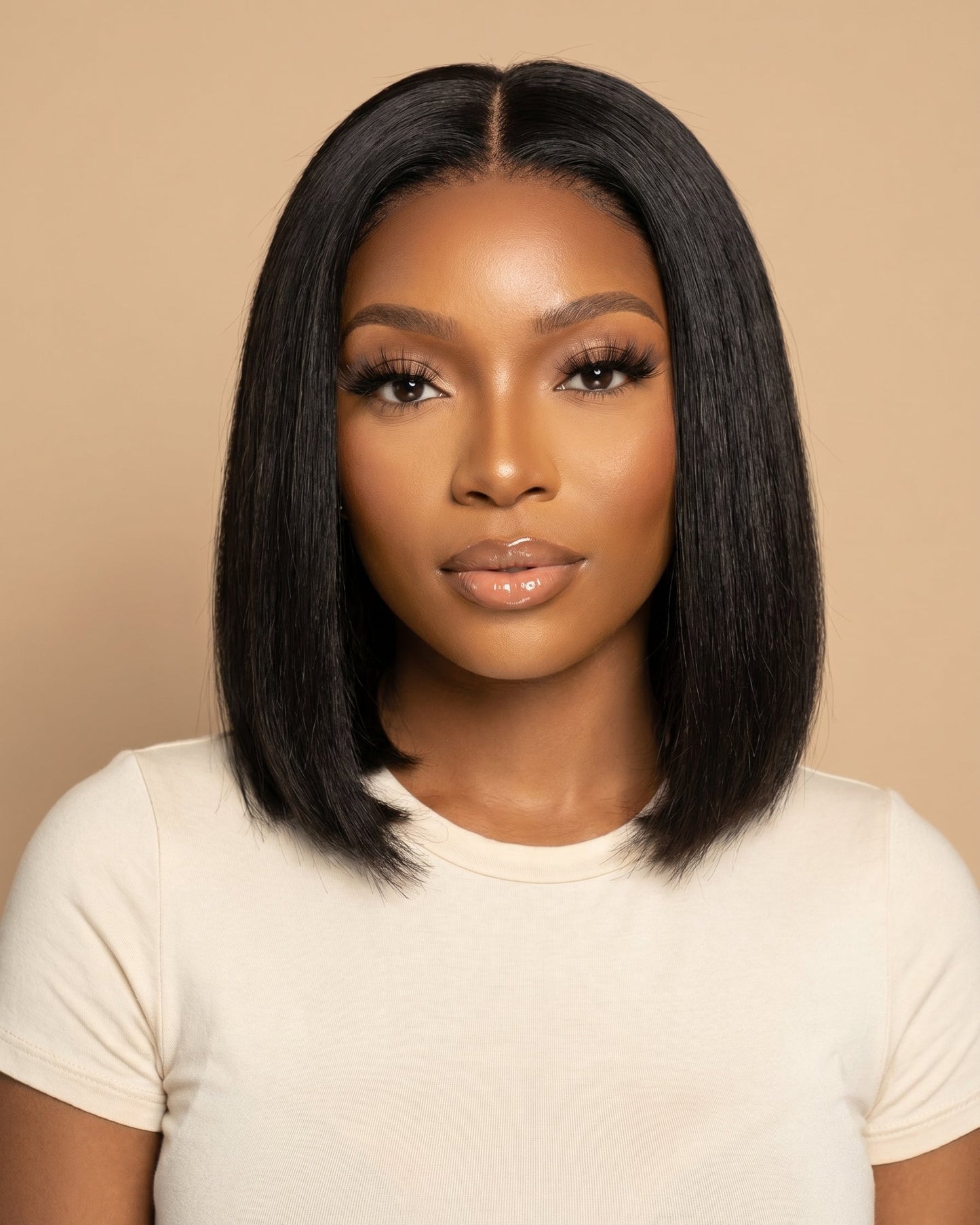 Glueless Bob Wig with 13 x 4 Frontal