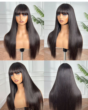 20" Straight Fringe Wig
