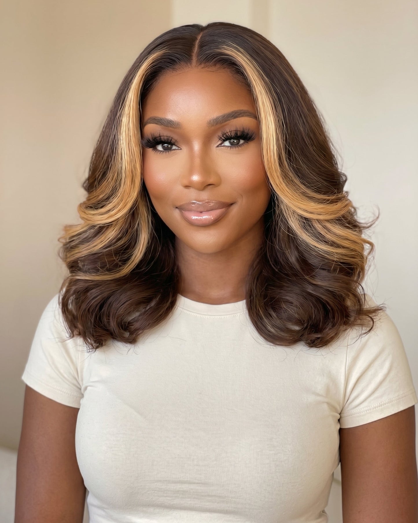 Color Bouncy 4×4 Lace Wig