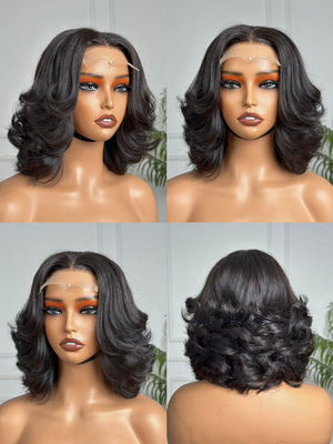 Rose Radiance Bounce™ – 10″ Lace Closure Wig