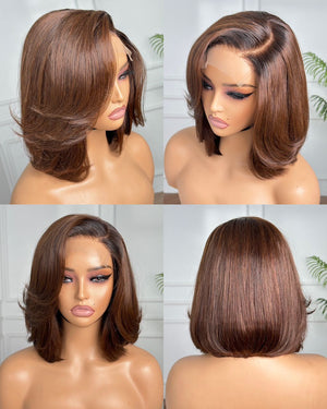Hazel Flip™ – 4×4 Lace Closure Bob