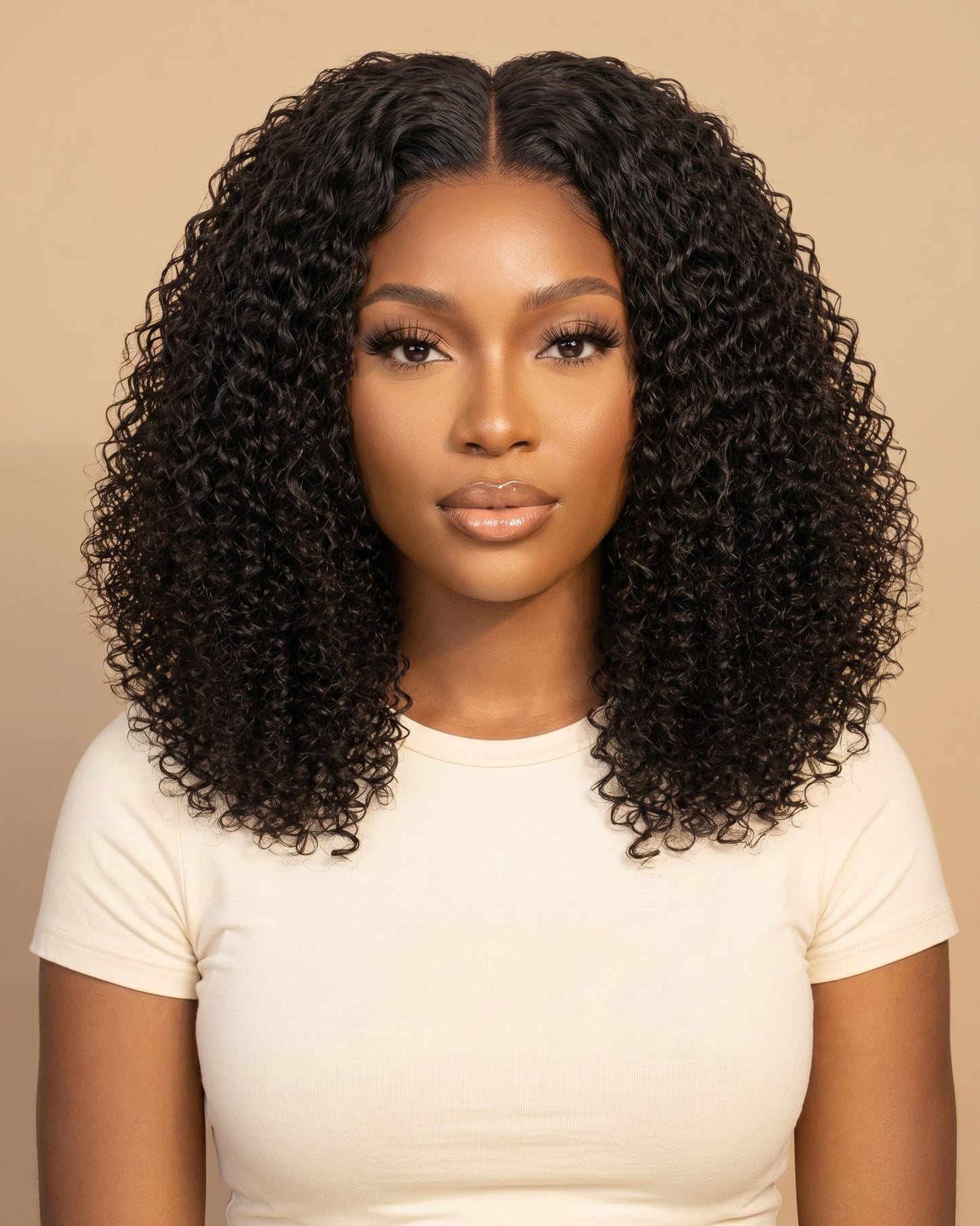Posh Curl Wave Mini Closure – 4″ × 4″ Lace Closure