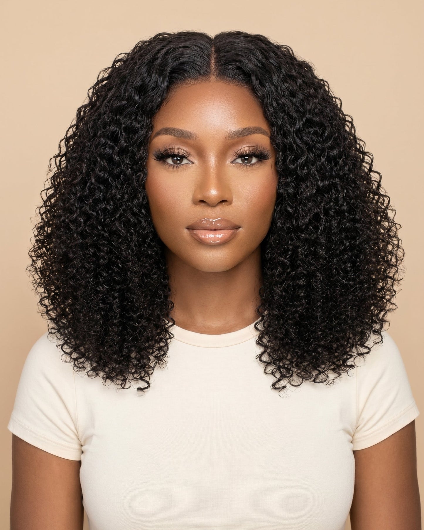 Posh Curl Wave Mini Closure – 4″ × 4″ Lace Closure