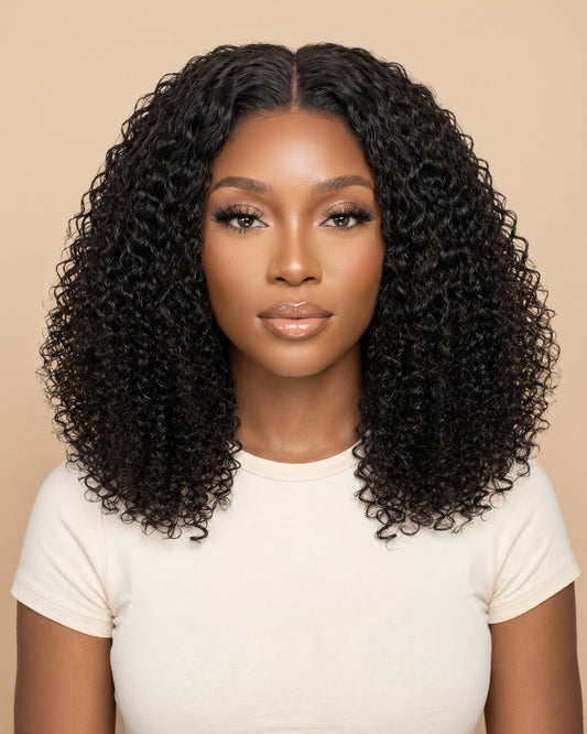 Posh Curl Wave Mini Closure – 4″ × 4″ Lace Closure
