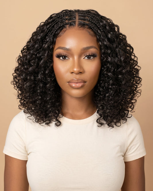Bob Human Hair Braided Wig