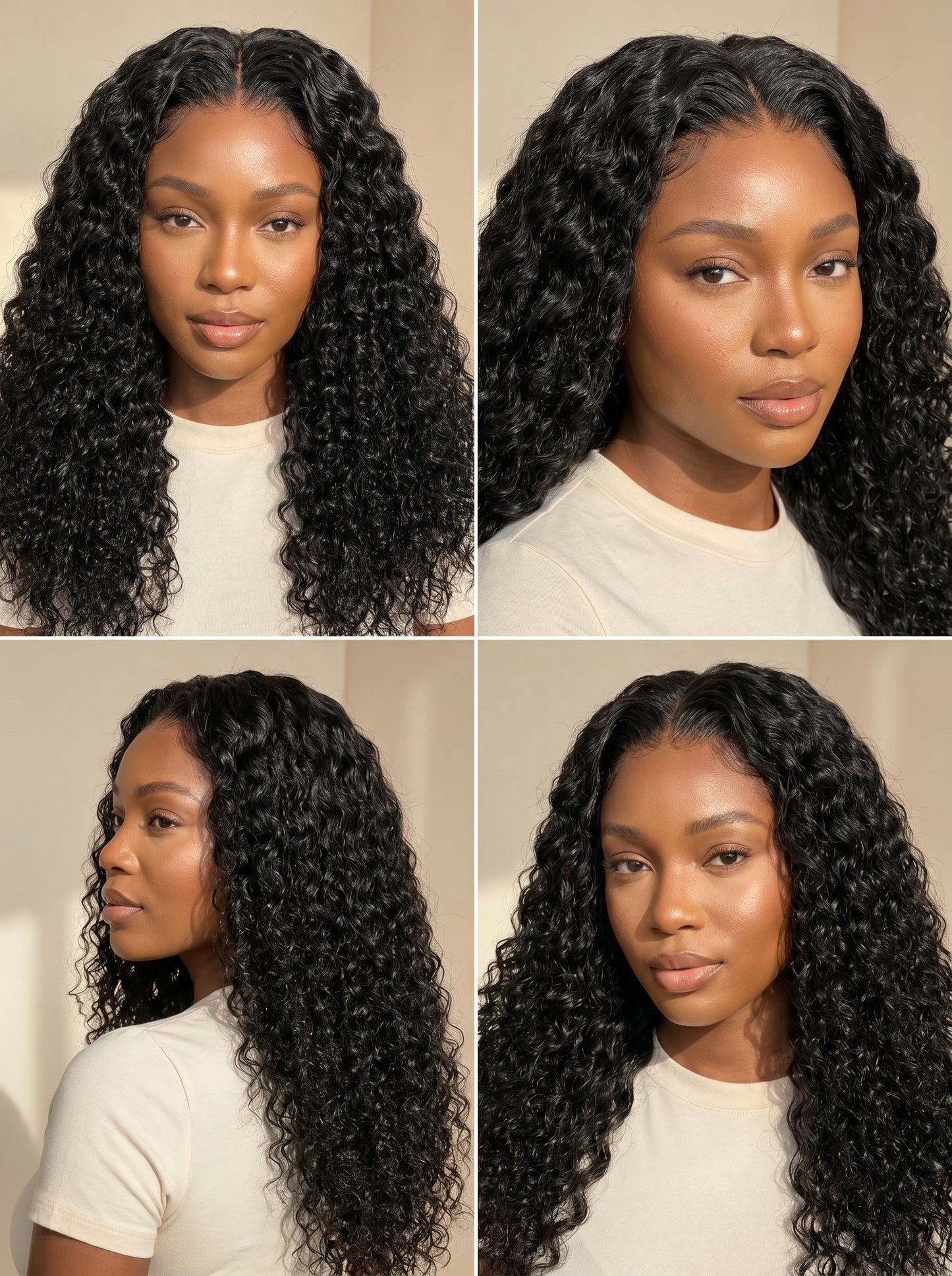 16" Posh Curl Wig – Classic Black