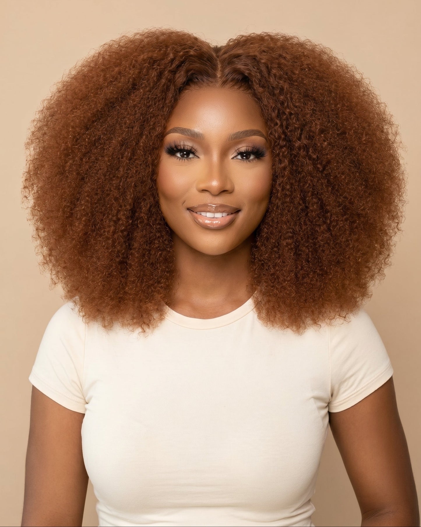 Cocoa Puff Afro Closure Wig