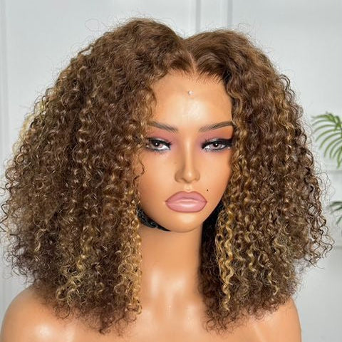 Aurora Deep Curl 5×5 Lace Wig
