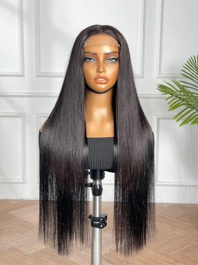 26" Luxury Straight Lace Front Wig – 100% Human Hair