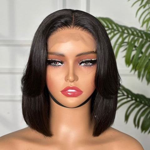 Nova Sleek Bob™ – 10″ 4×4 Lace Closure Wig