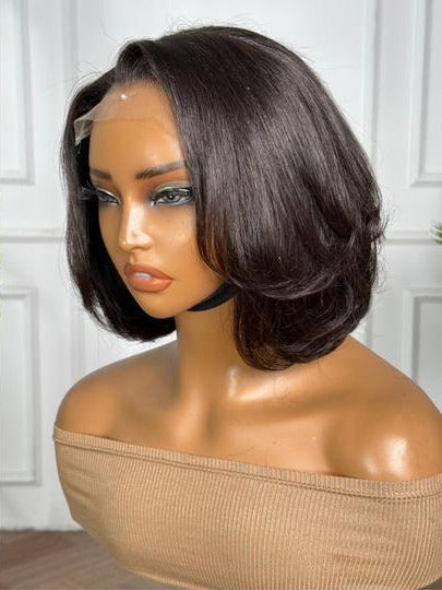 8" SDD Straight Bob Wig – Natural Black