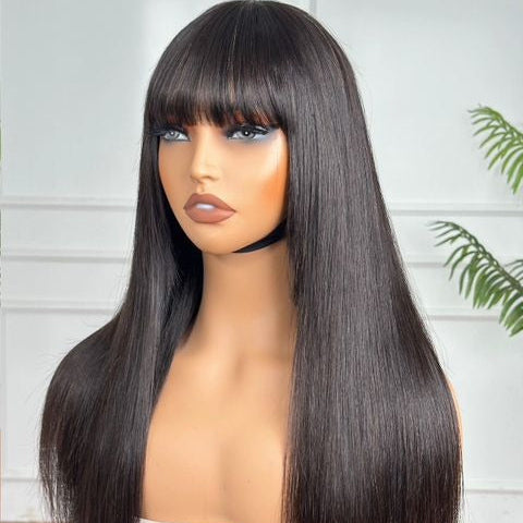 Ava Sleek Fringe™ – 20″ Glueless Straight Wig