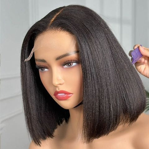 Ember Sleek Bob™ – 10″ 4×4 Lace Closure Wig