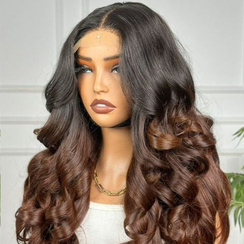 18" Two-toned Bodywave with 5 x 5 Closure