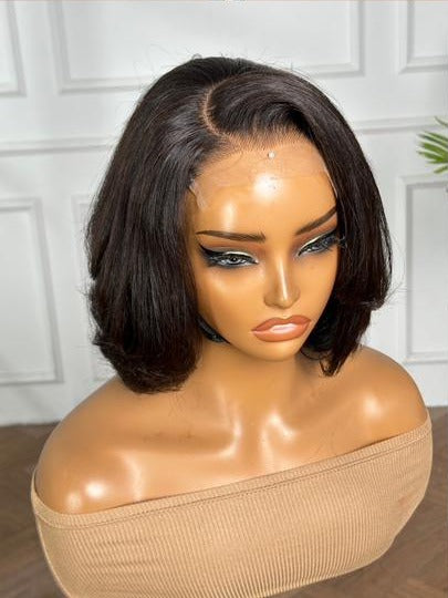 8" SDD Straight Bob Wig – Natural Black