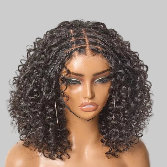 Bob Human Hair Braided Wig