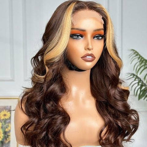 Isla Highlight Bouncy™ – 18″ 4×4 Lace Closure Wig