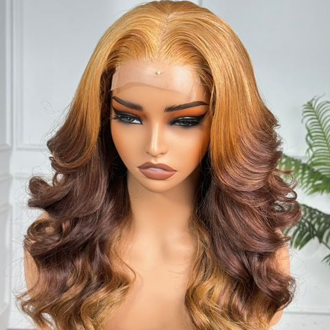 Aurora Honey Ombre™ – 24″ Body Wave 4×4 Lace Closure Wig