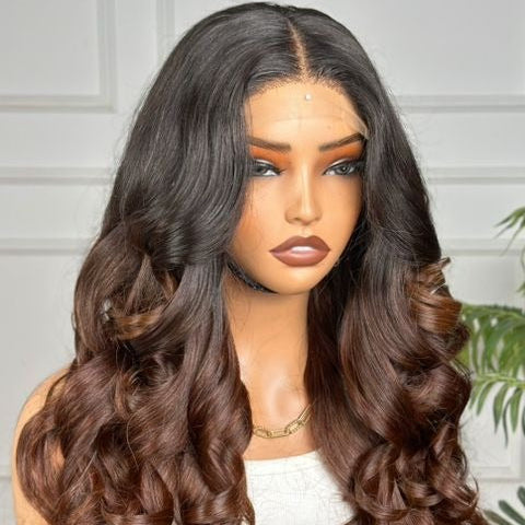 18" Two-toned Bodywave with 5 x 5 Closure