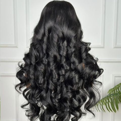24" Rose Wavy with 5 x 5 Closure