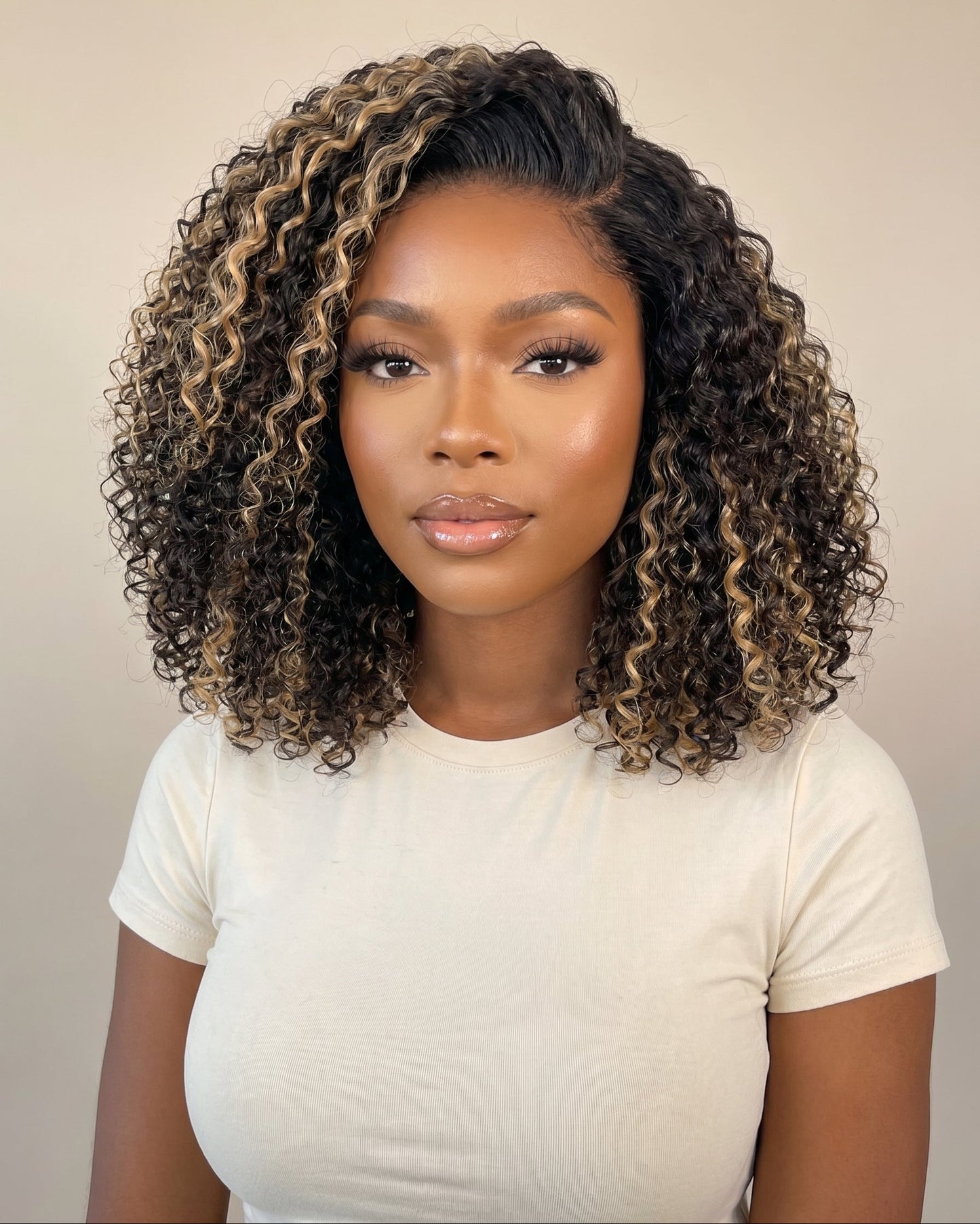 Color Deep Wave Mini Closure – 4” × 4” Lace Closure