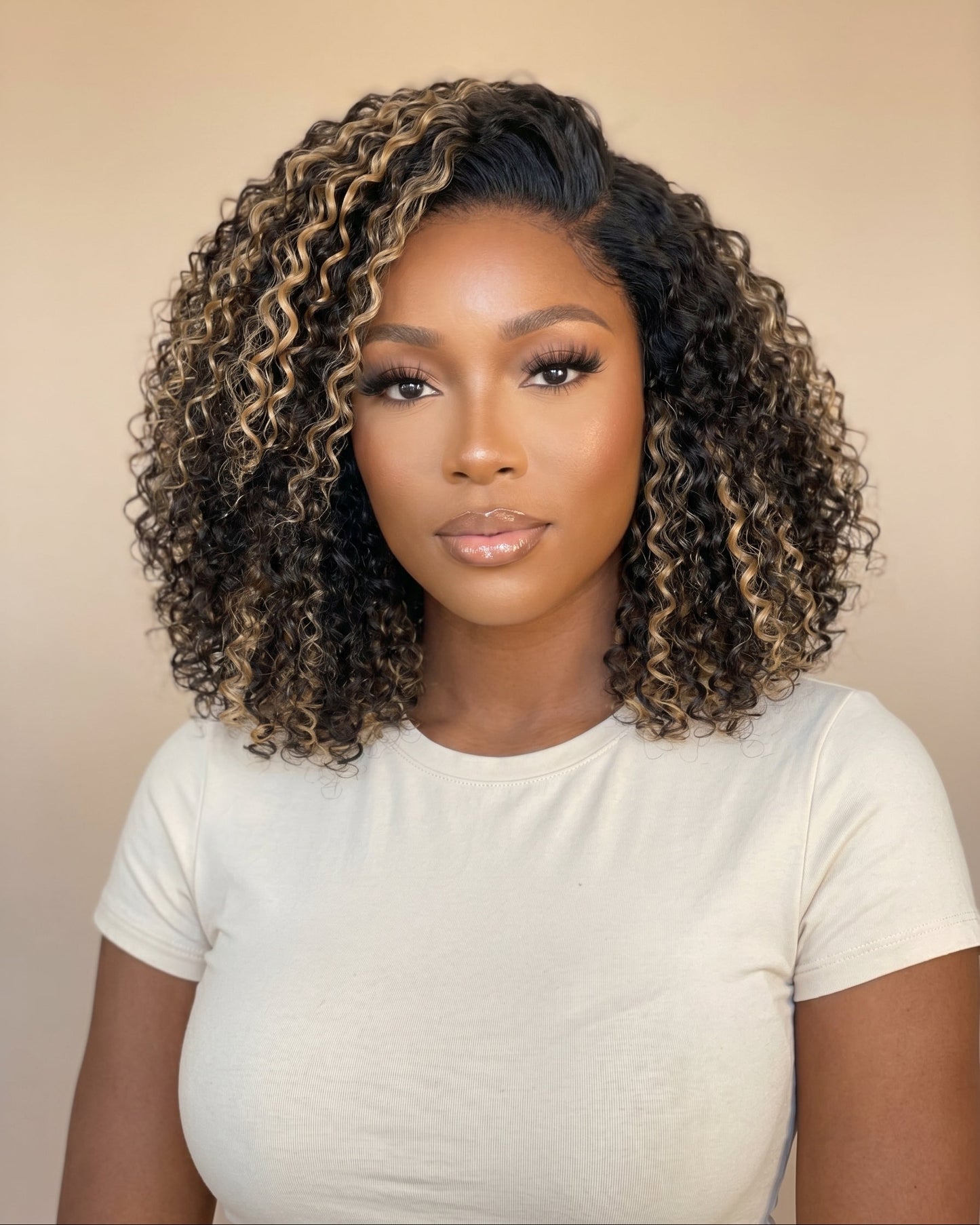 Color Deep Wave Mini Closure – 4” × 4” Lace Closure