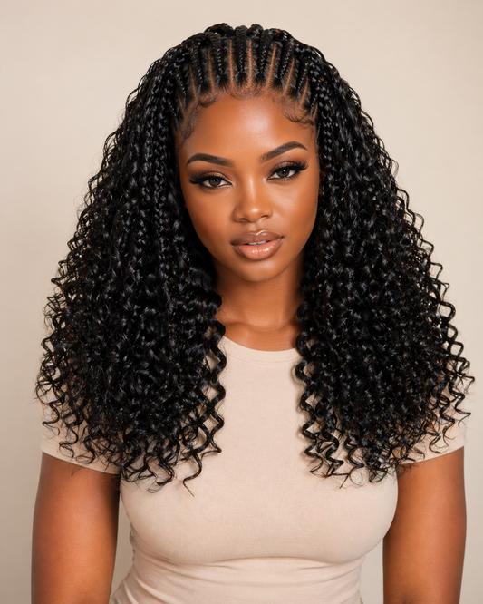 Full lace Boho Braided Wig